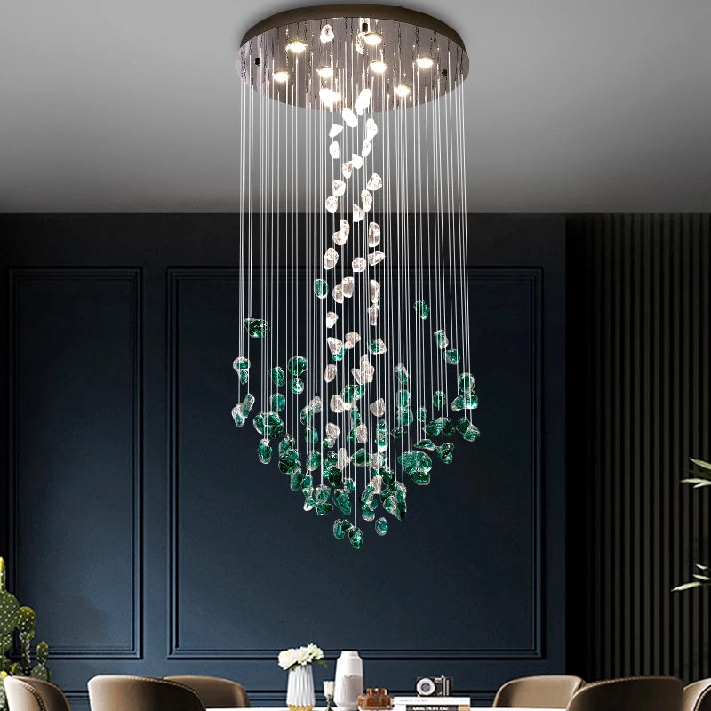 Halo Glass Chandelier