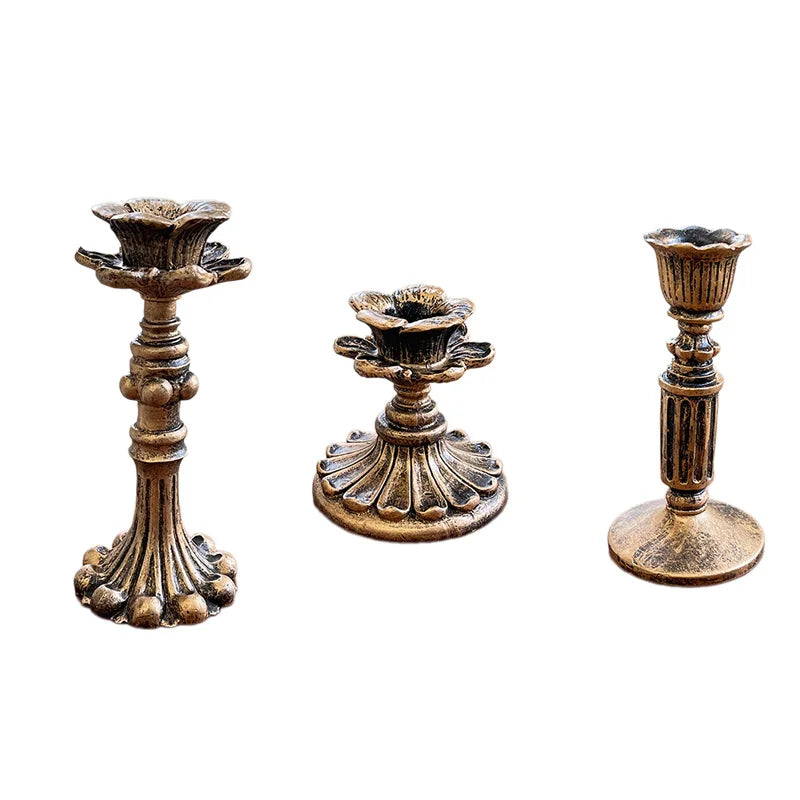 Briar Bronze-Finish Taper Holders