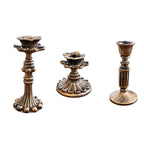 Briar Bronze-Finish Taper Holders
