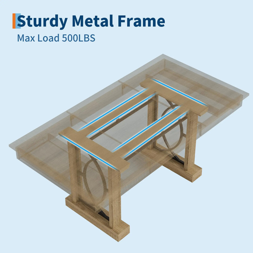 Hollis 71-Inch Storage Dining Table