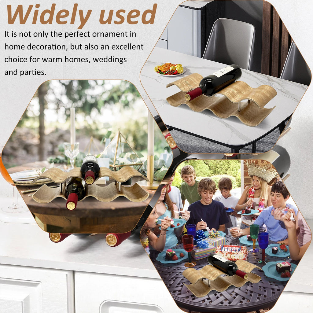 Vino Solid Wood Wine Display Rack