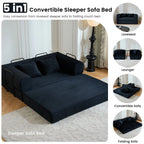 Milo Corduroy Convertible Loveseat