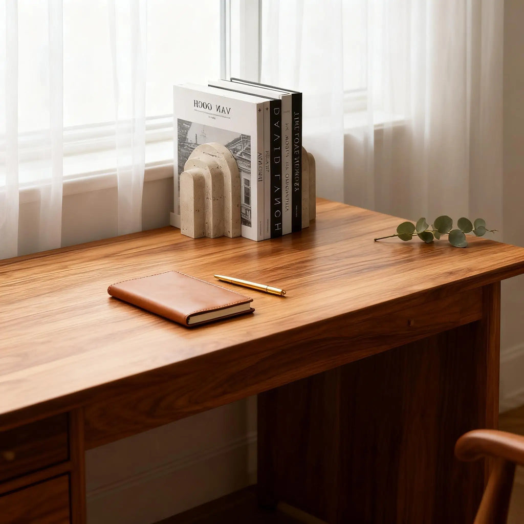 Cove Natural Travertine Bookend