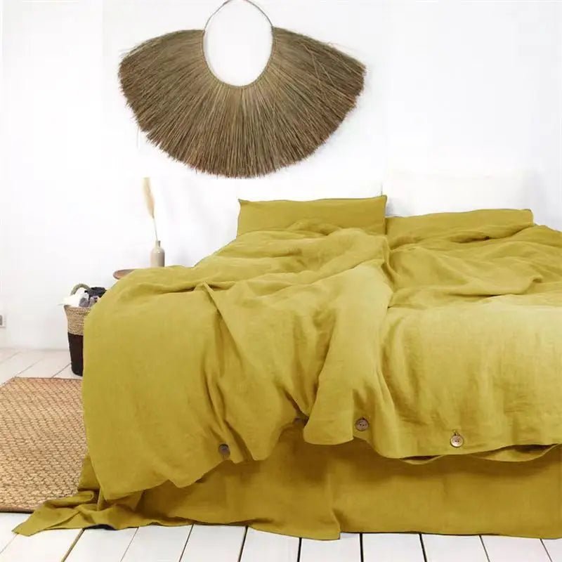 Elodie French Linen Duvet Cover