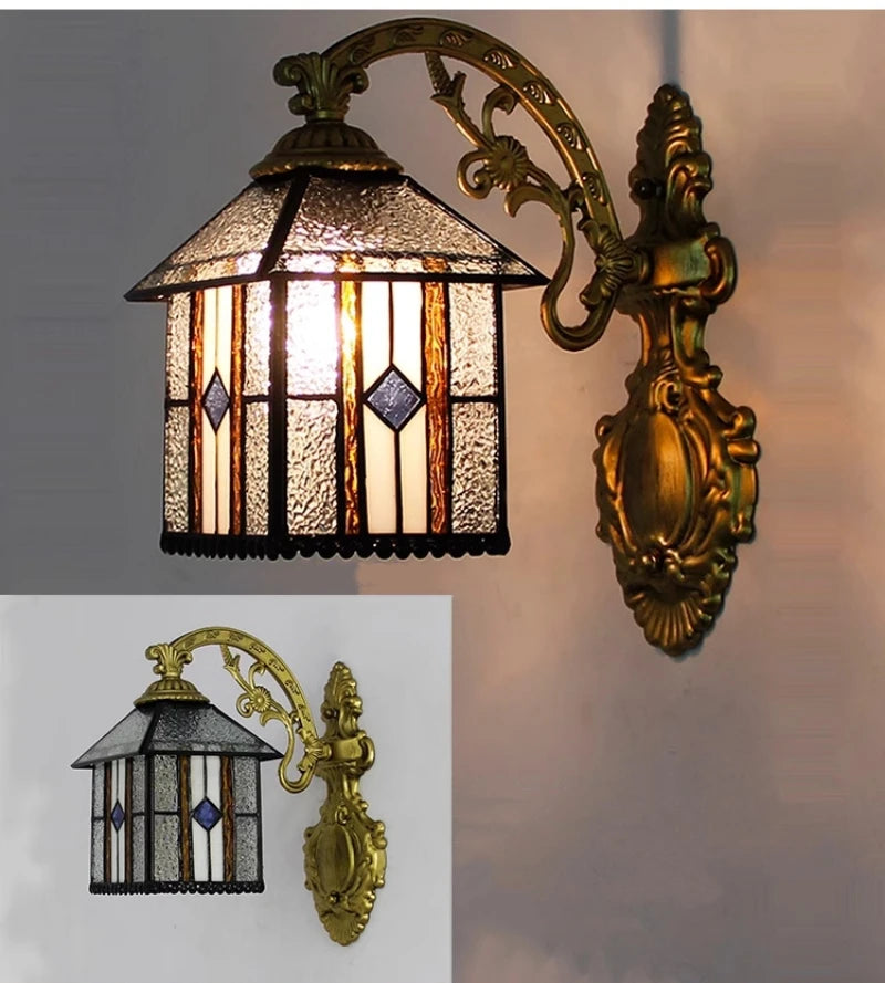 Odette Stained Glass Wall Sconce