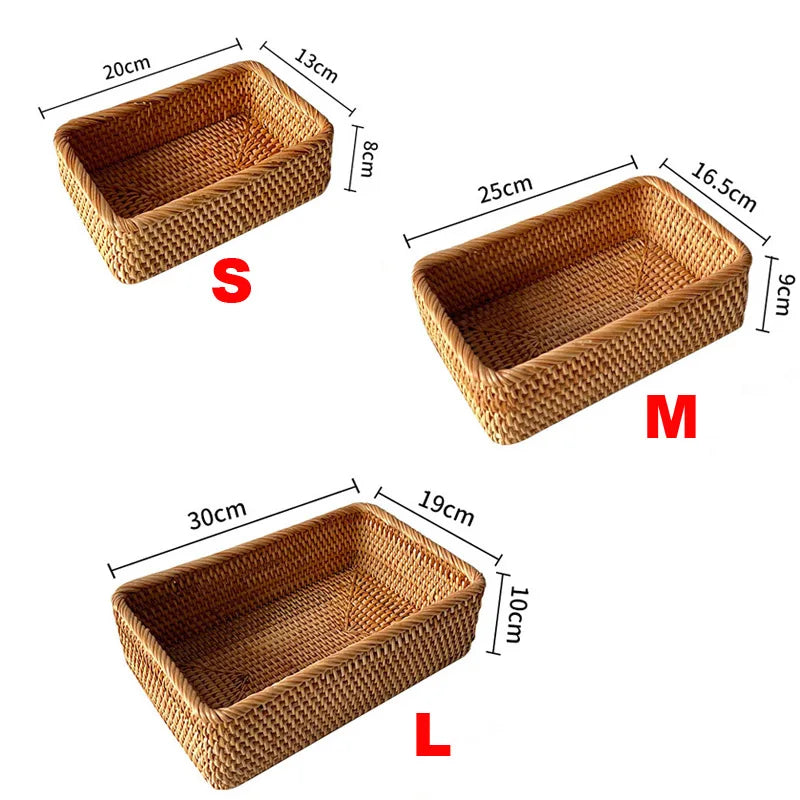 Reed Handwoven Rattan Organizer