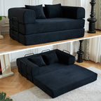 Milo Corduroy Convertible Loveseat