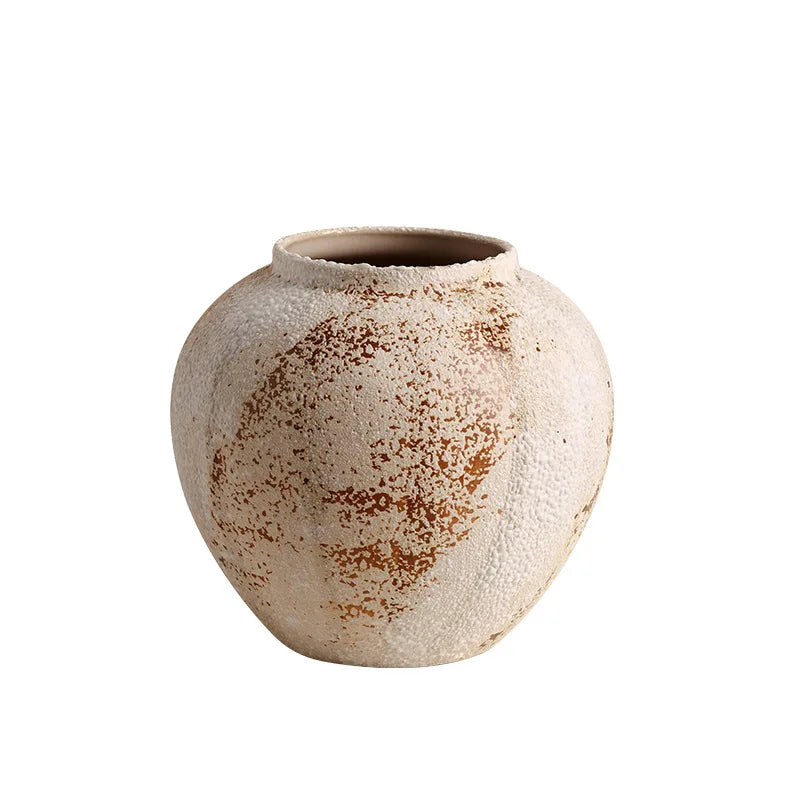 Elara Weathered Ceramic Vase