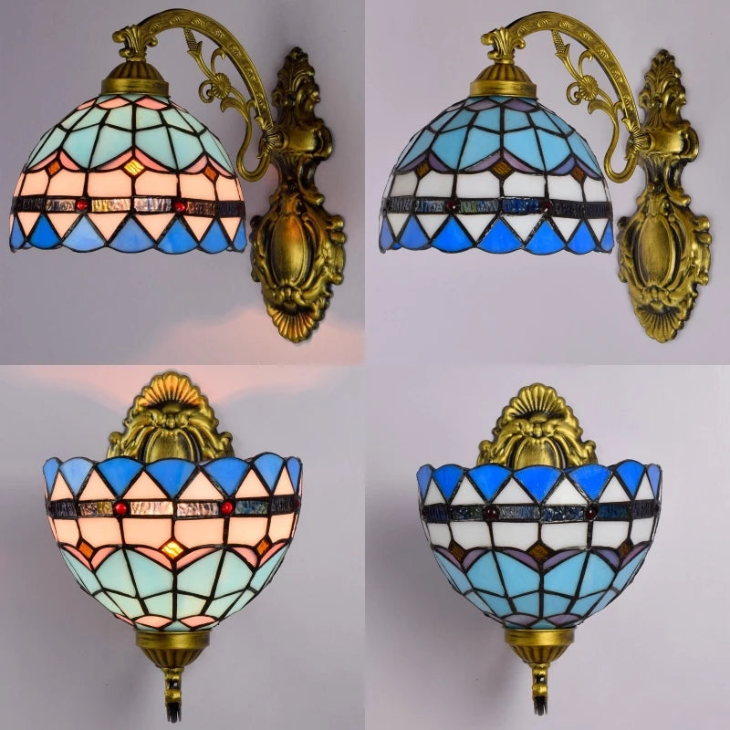 Odette Stained Glass Wall Sconce