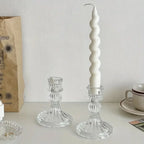 Clara Glass Candleholder Trio