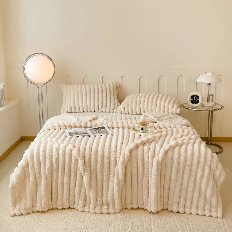 Leni Plush Faux-Fur Throw