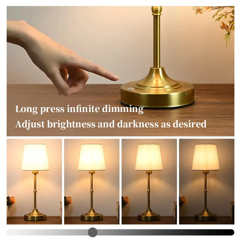 Tova Cordless Fabric Table Lamp