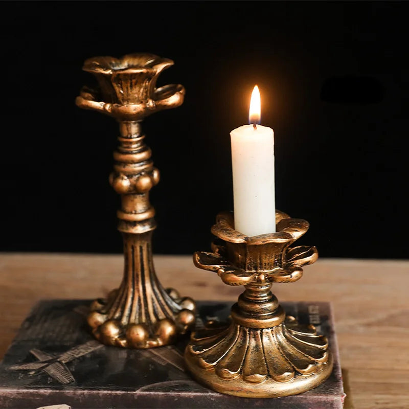 Briar Bronze-Finish Taper Holders