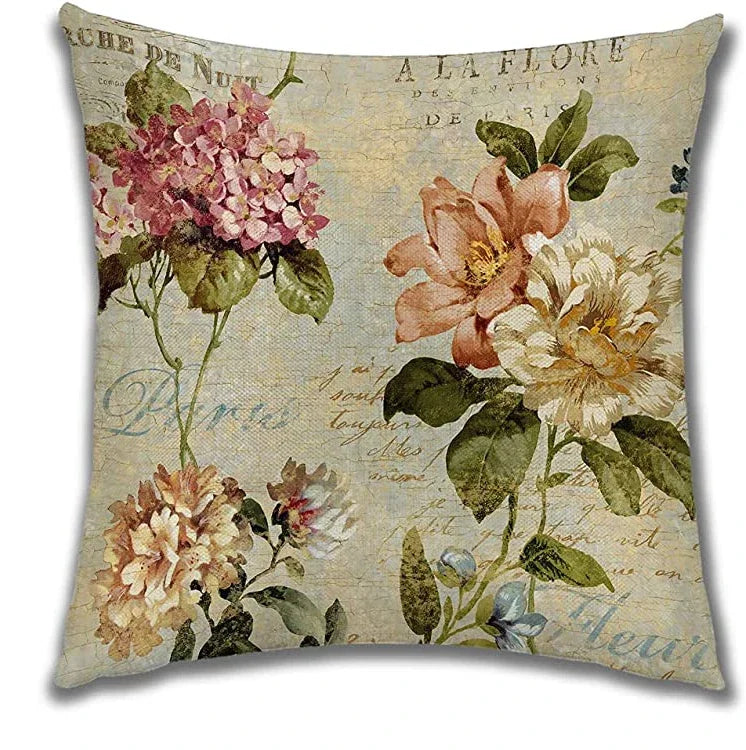 Posy Vintage Floral Cushion Cover