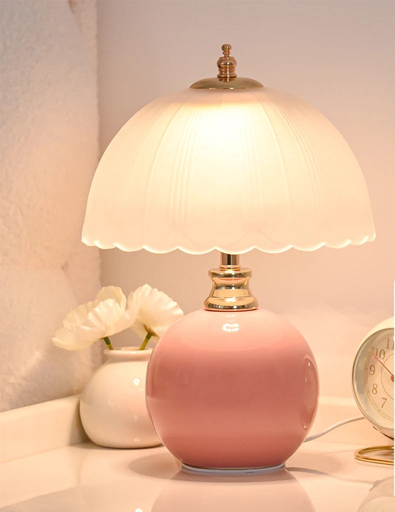 Nori Ceramic & Glass Book Lamp