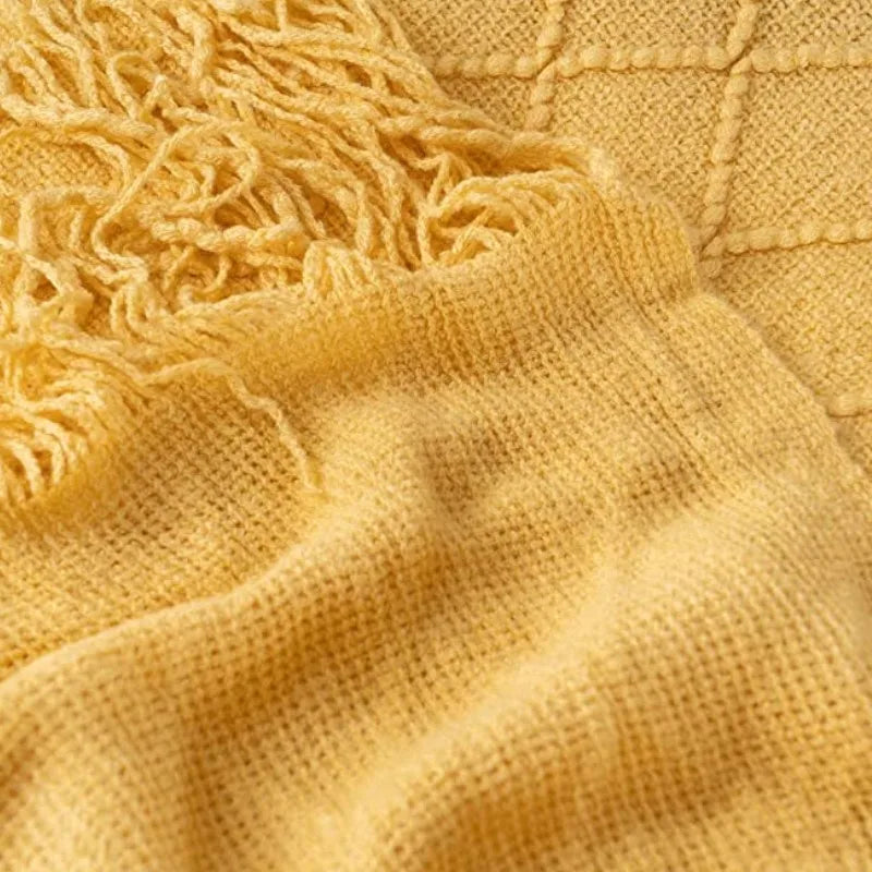 Freya Nordic Tassel Throw