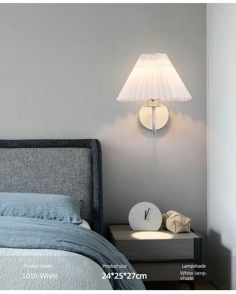 Rue Pleated Umbrella Wall Lamp