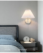 Rue Pleated Umbrella Wall Lamp