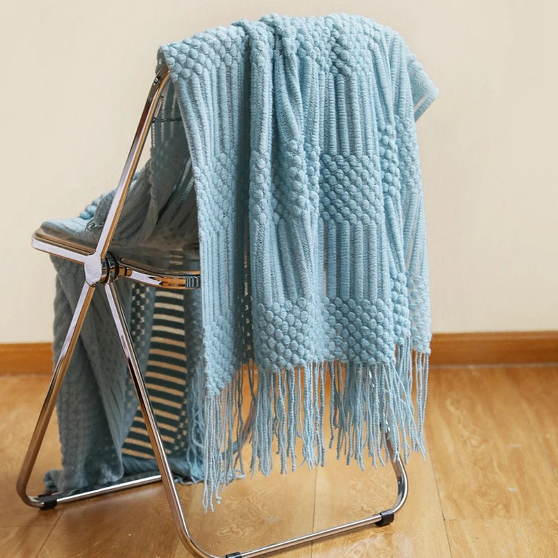 Freya Nordic Tassel Throw
