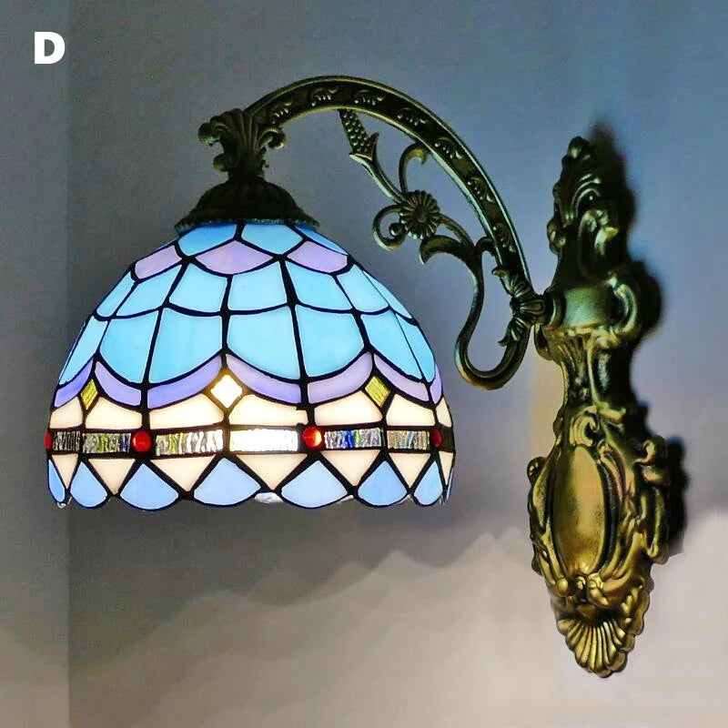 Odette Stained Glass Wall Sconce