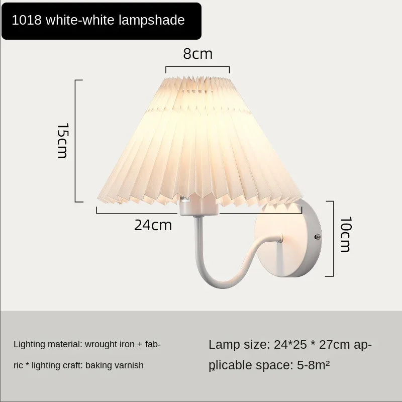 Rue Pleated Umbrella Wall Lamp