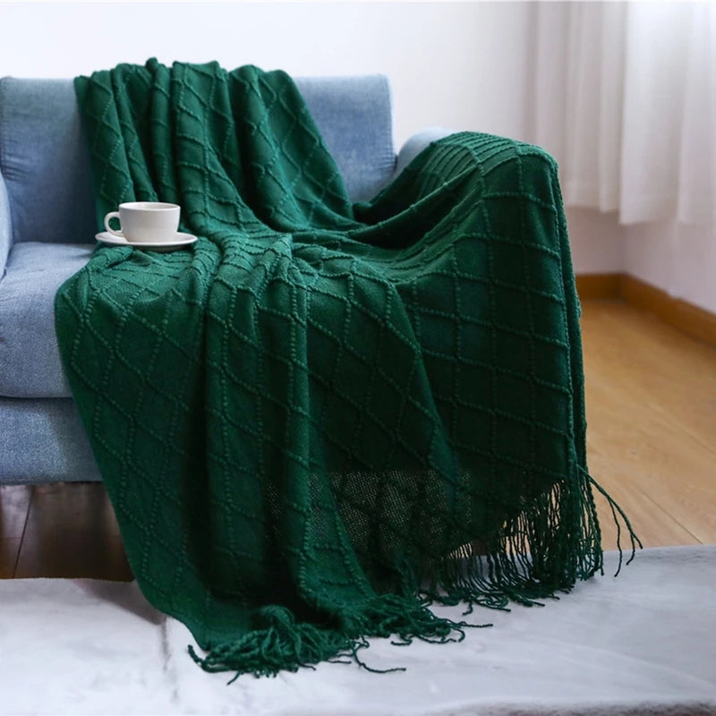 Freya Nordic Tassel Throw