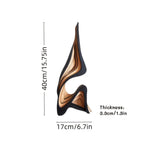Linden Abstract Wood Sculpture