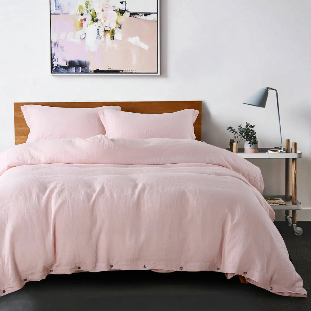 Elodie French Linen Duvet Cover
