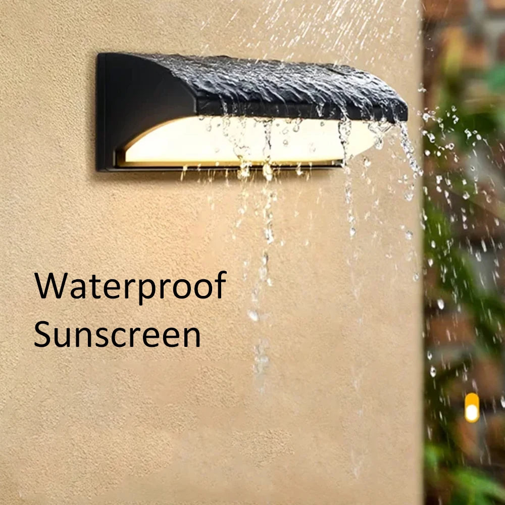 Modern Shield Outdoor Wall Light — product detail view 3