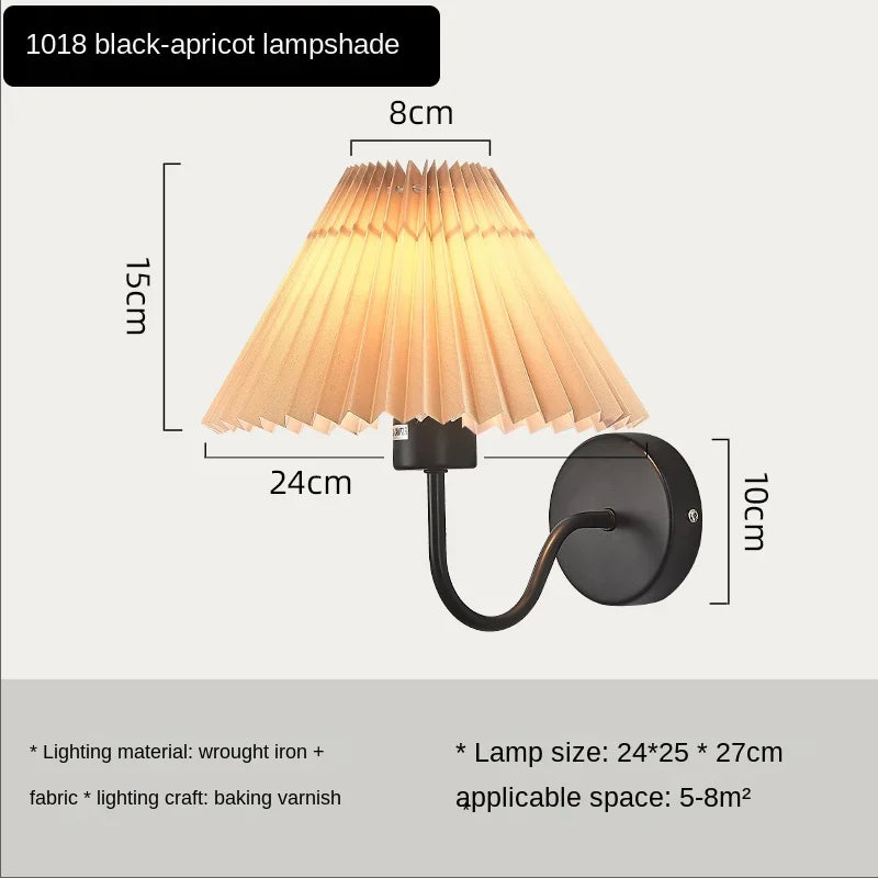Rue Pleated Umbrella Wall Lamp