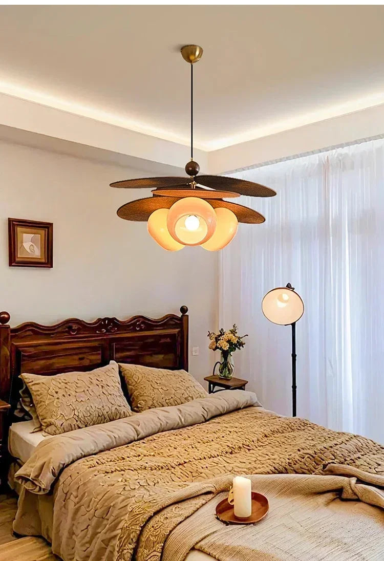Solene Handwoven Rattan Pendant