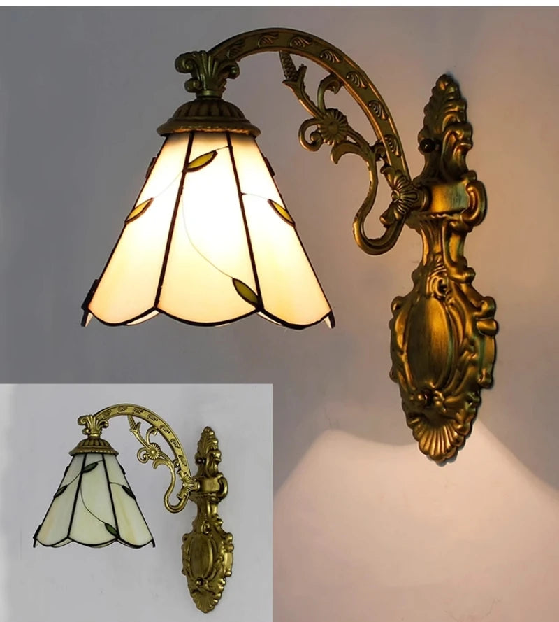 Odette Stained Glass Wall Sconce