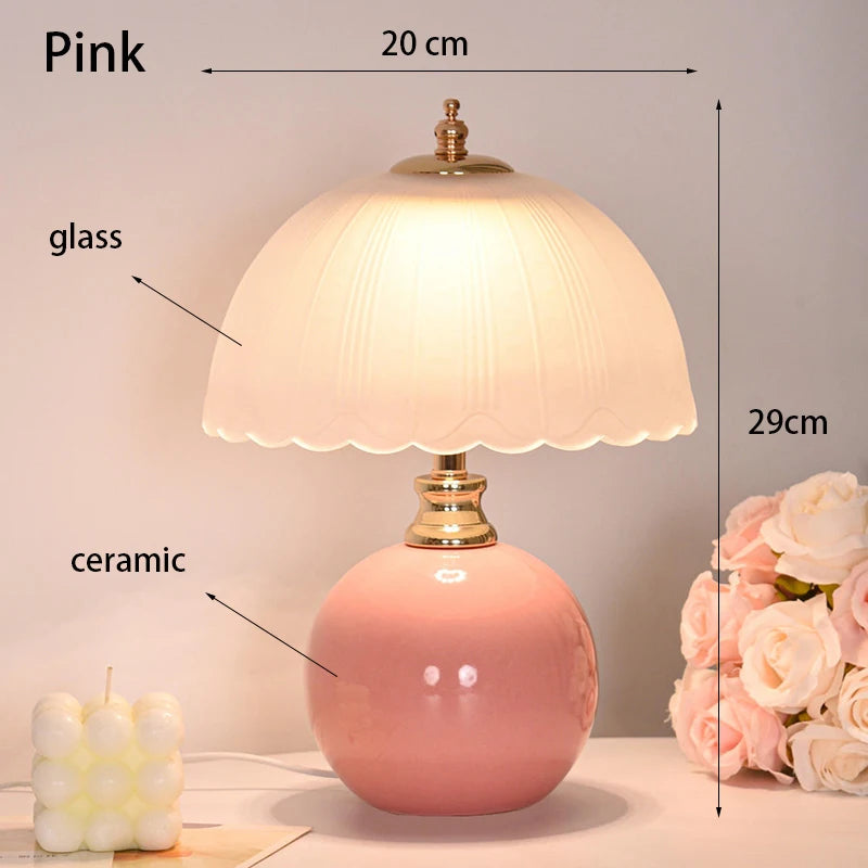 Nori Ceramic & Glass Book Lamp