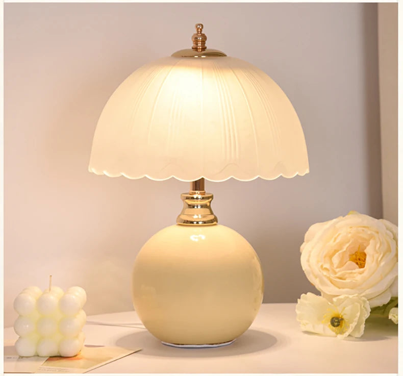 Nori Ceramic & Glass Book Lamp
