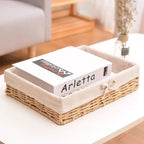 Colette Handwoven Rattan Storage Tray