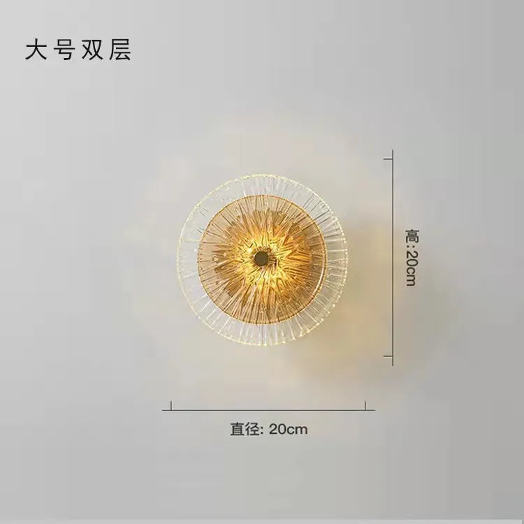 Luna Glass Wall Sconce