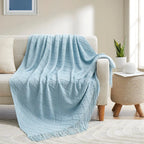 Freya Nordic Tassel Throw