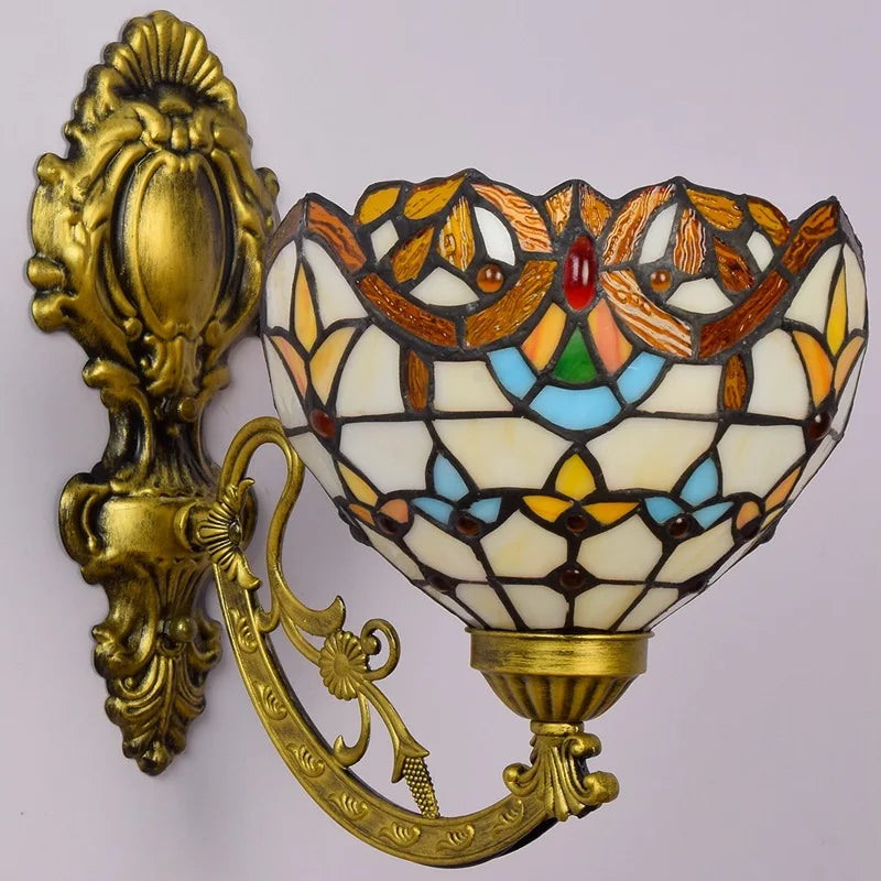 Odette Stained Glass Wall Sconce