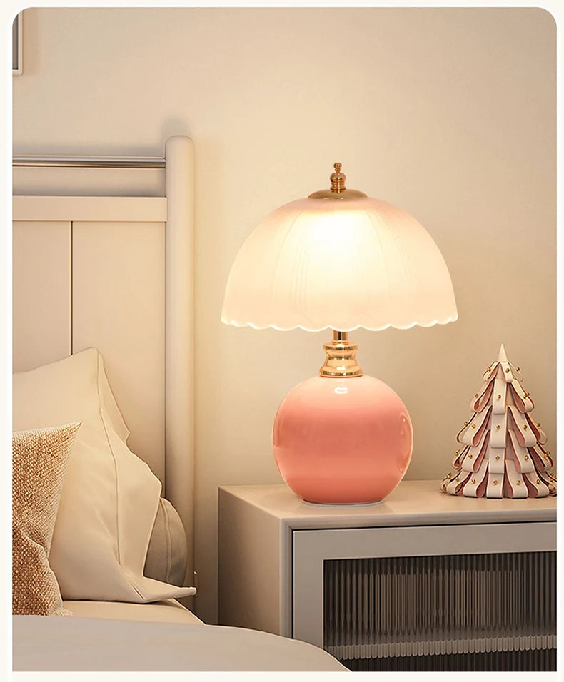 Nori Ceramic & Glass Book Lamp
