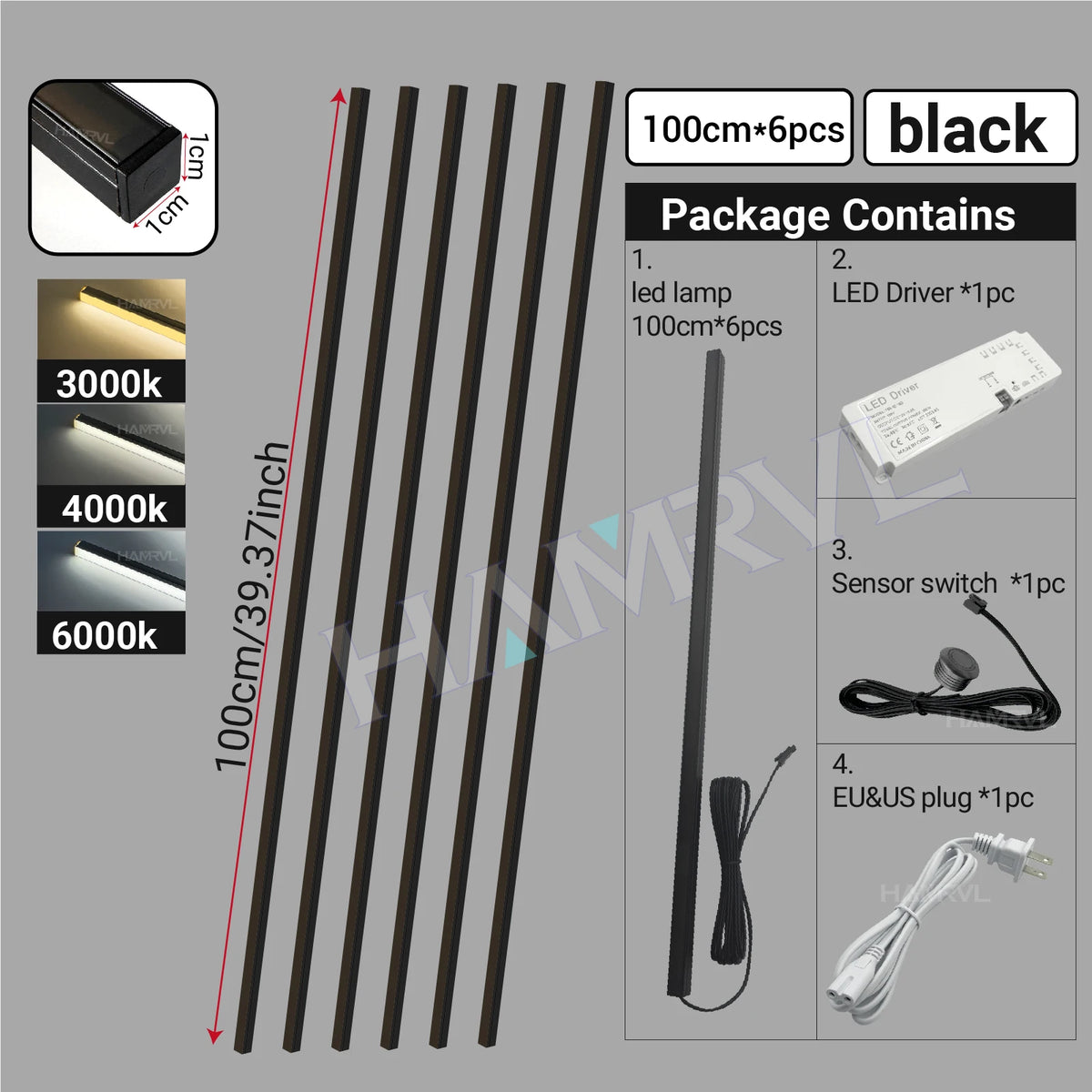 Slat Wall LED Lighting Kit — product detail view 8