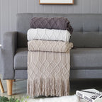 Freya Nordic Tassel Throw