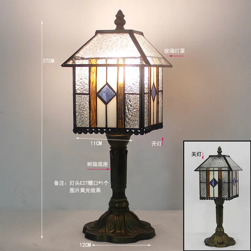 Rosalie Stained Glass Table Lamp