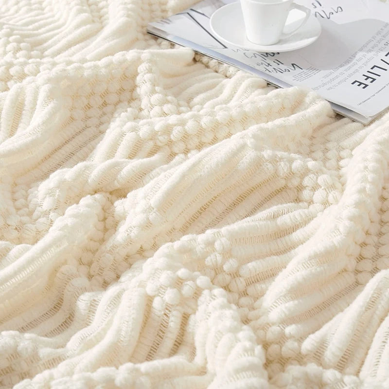 Freya Nordic Tassel Throw