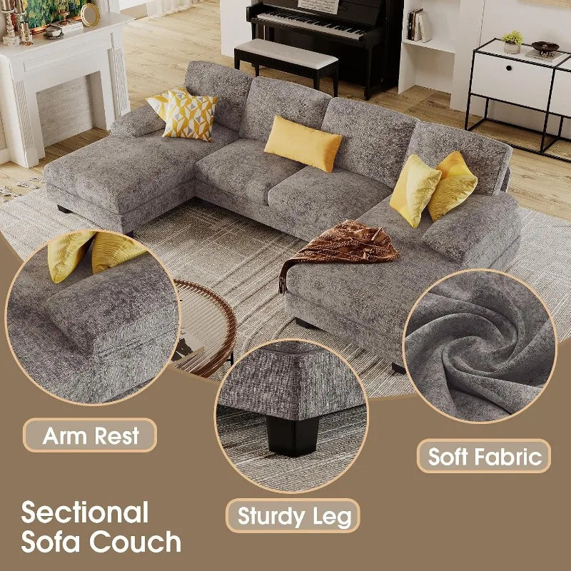 Ellery U-Shaped Four-Seat Sectional