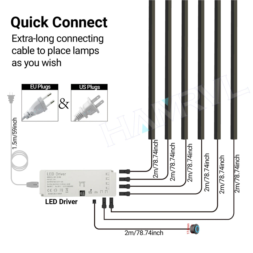 Slat Wall LED Lighting Kit — product detail view 5