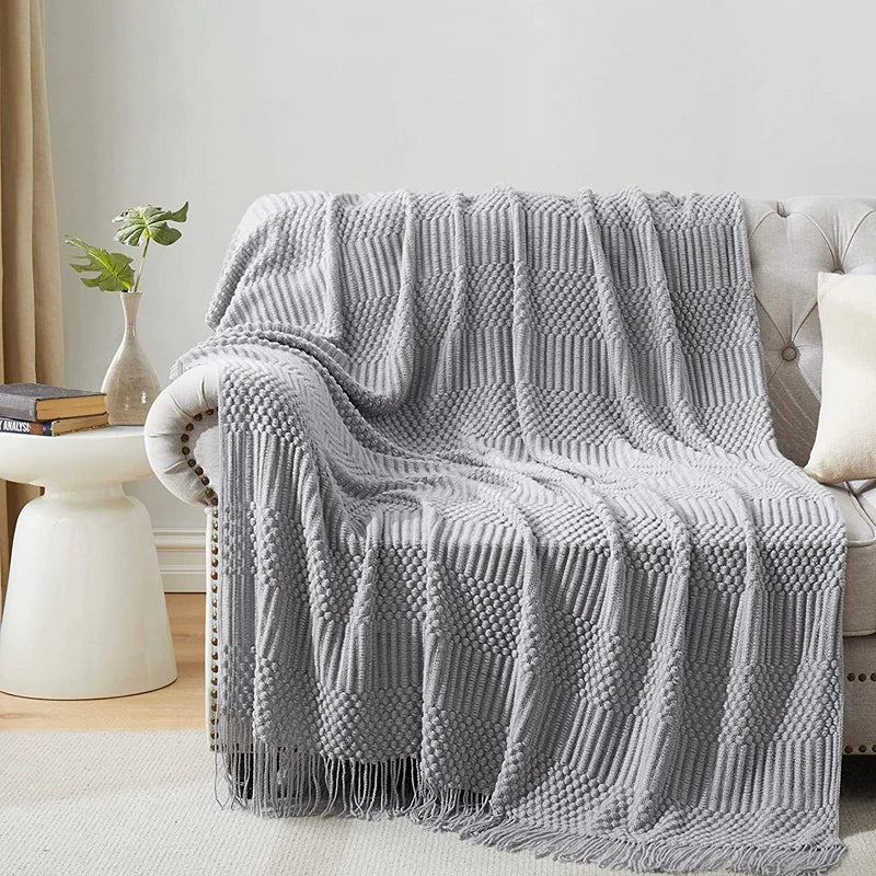 Freya Nordic Tassel Throw