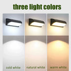 Modern Shield Outdoor Wall Light — product detail view 4