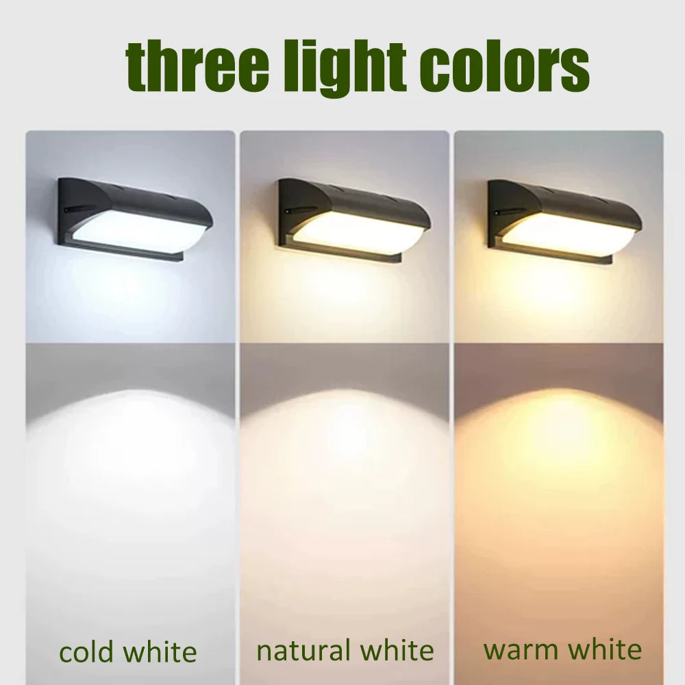 Modern Shield Outdoor Wall Light — product detail view 4