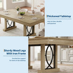 Hollis 71-Inch Storage Dining Table