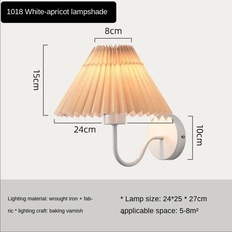 Rue Pleated Umbrella Wall Lamp